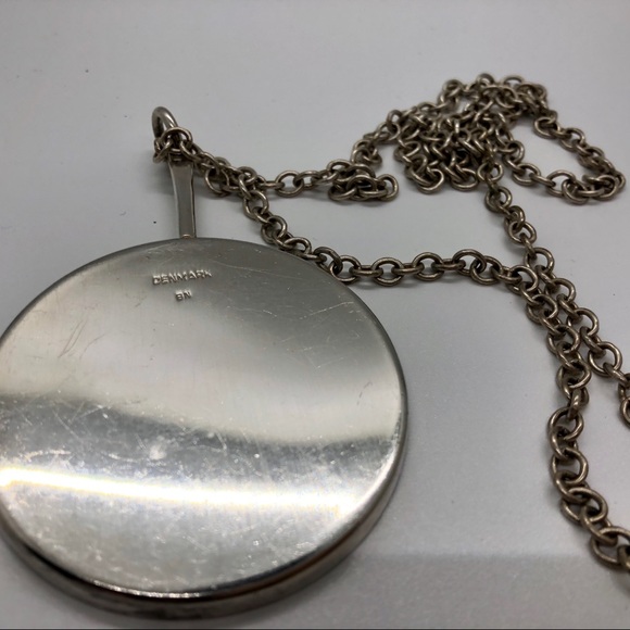 Sold! BORGE NIELSEN Enamel Necklace Pendant - Picture 5 of 6